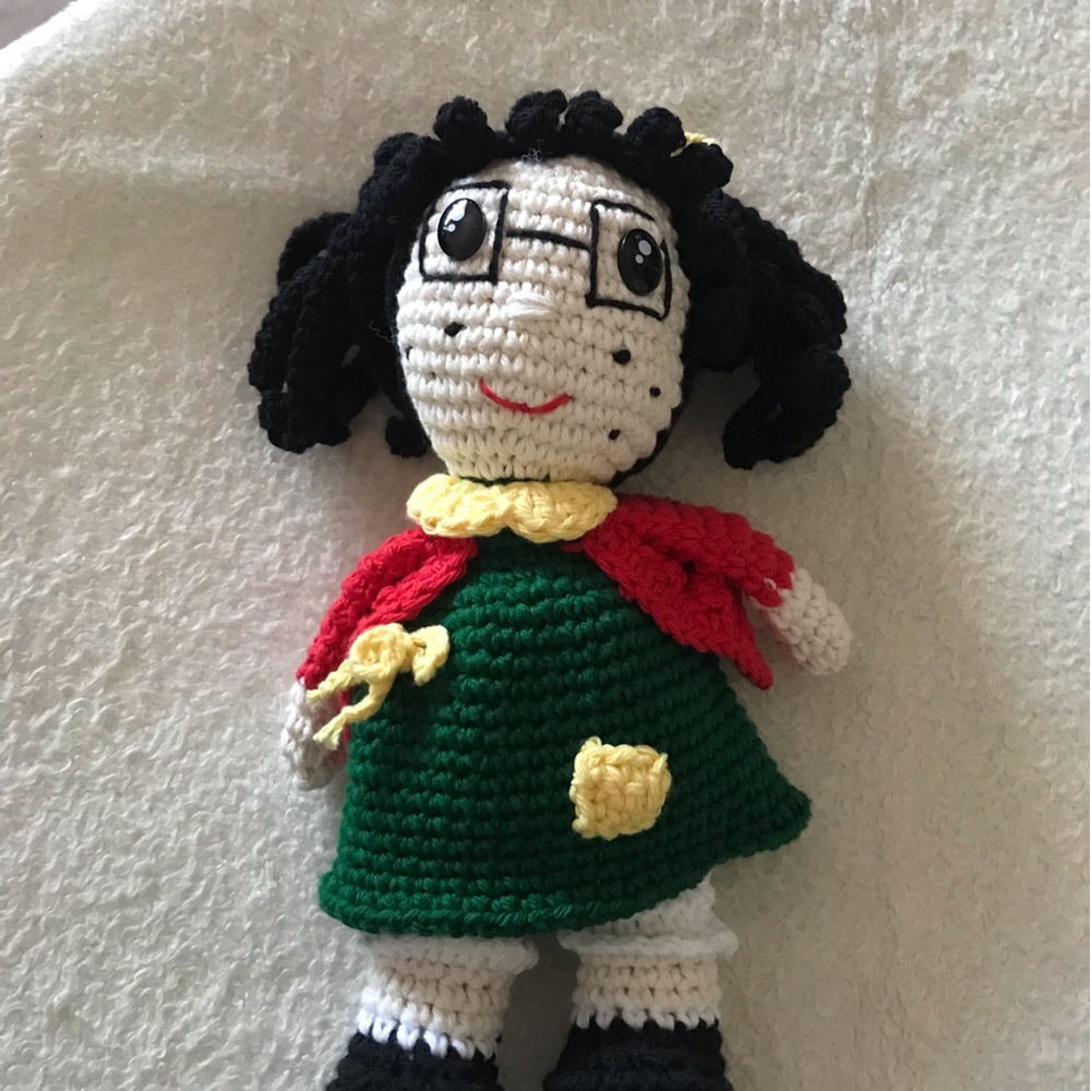 Chilindrina Crochet Doll